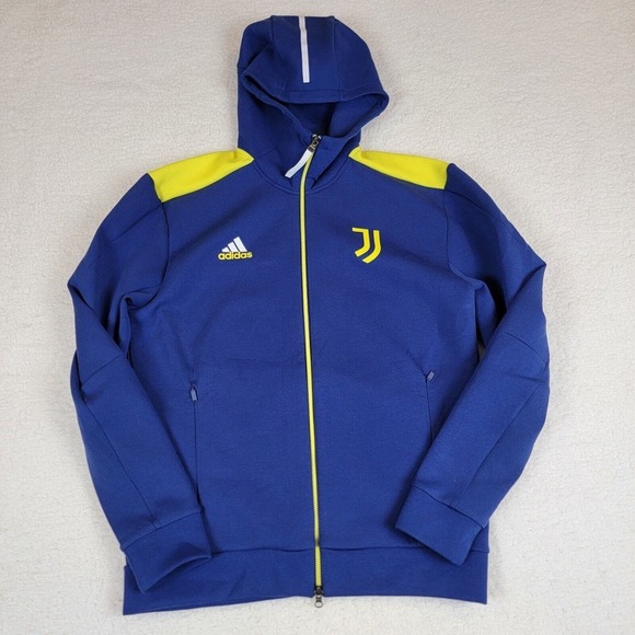 ADIDAS JUVENTUS EUROPE Z.N.E. ANTHEM JACKET 2021/22 Mens Size Medium - Picture 1 of 10